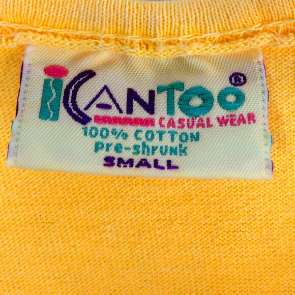 Kantoo 80s Vintage Yellow Nantucket Tank with Flip Flops Small - Picture 6 of 8